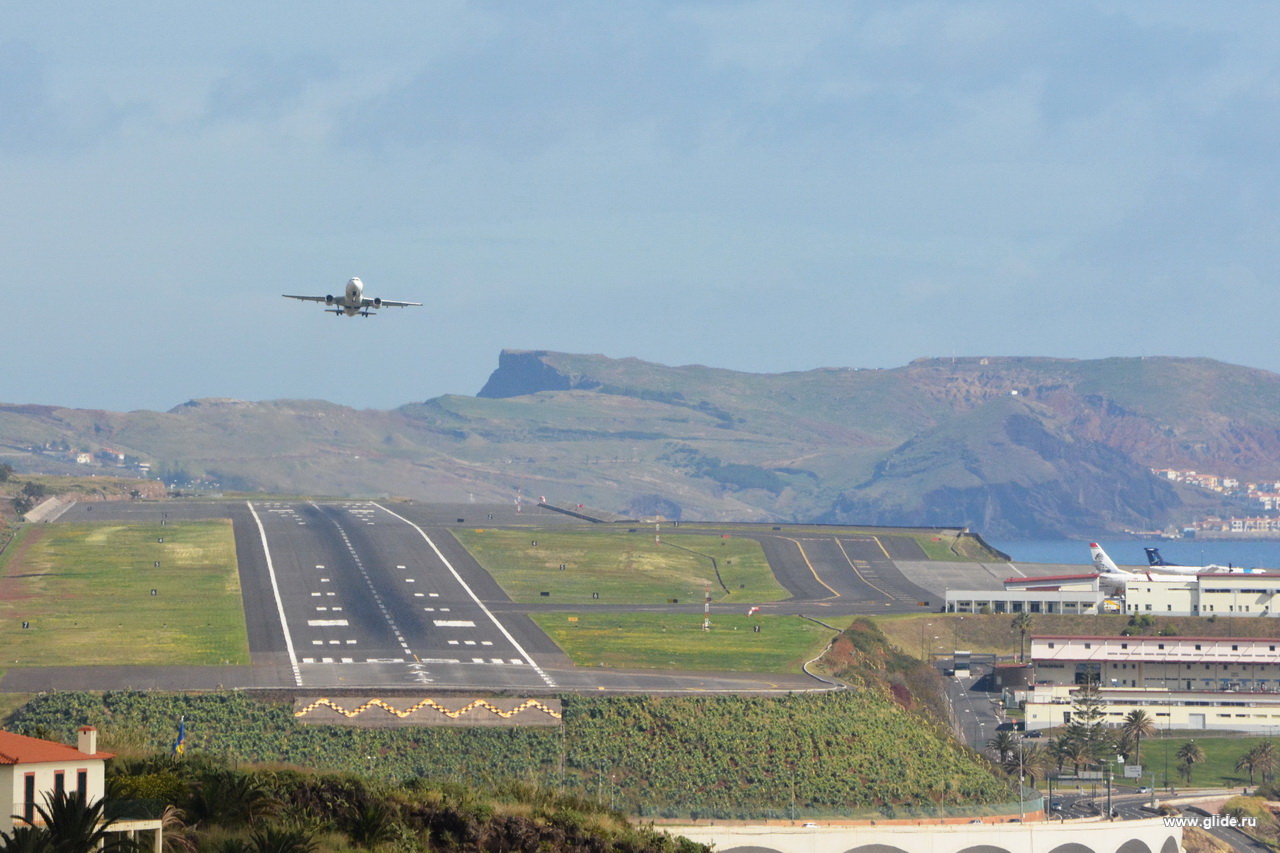 Peligroso aeropuerto de madeira